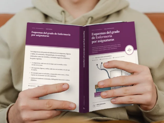 Esquemas del grado de Enfermería por asignaturas, versión impresa: tapa blanda